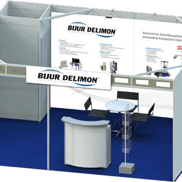 Bijur Delimon Messestand Modell