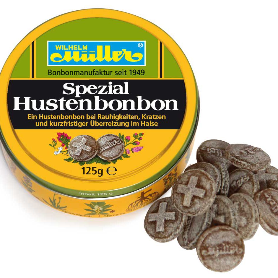 Bonbon Mueller Spezial Hustenbonbon Dose 125 g