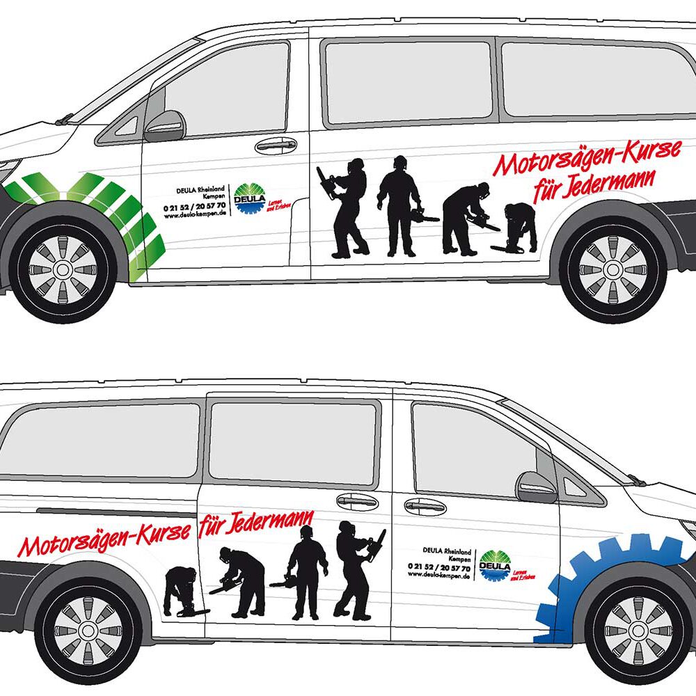 DEULA Mercedes Vito Motorsägen-Kurse für Jedermann