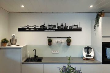 Skyline Uerdingen Wandtattoo