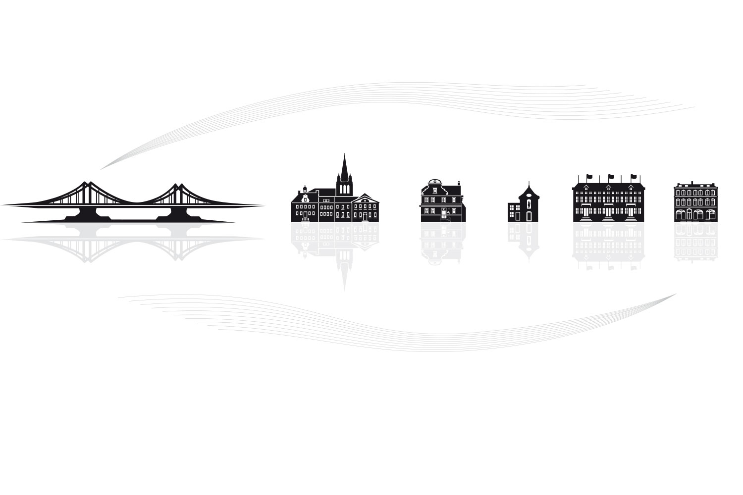 Uerdingen Brücke und City