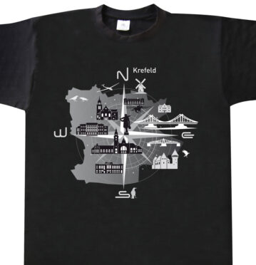 T-Shirt Krefeld Kompass