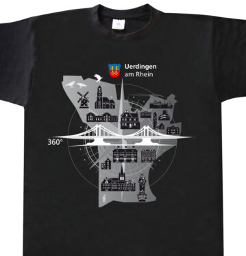 T-Shirt „Uerdingen am Rhein – 360°“