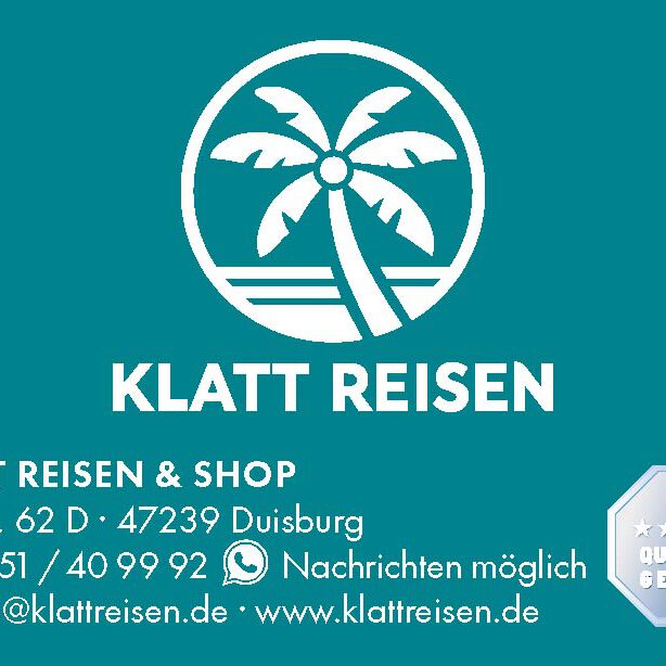 Klatt Reisen Aufkleber